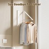 Deasolin Clothes Drying Rack, Laundry Room Wall Mounted Retractable Clothes