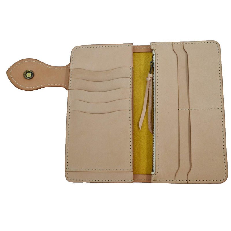 voodoocats Men's Genuine Leather Biker Wallet 2 Tone Eagle Corner