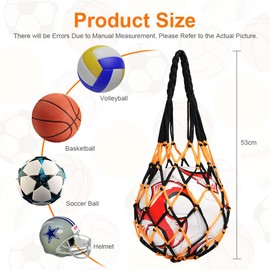 AMFUN multifunctional ball pocket 2 pack, thickened Reddish Blue + thickened Black Yellow