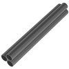 1-1/2" Schedule 40 Furniture Grade PVC Pipe, 24" Length, Charcoal