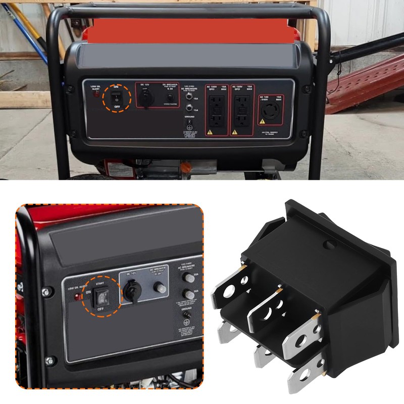 SING F LTD 2X 3-Position 6-Pin Start On Off Switch