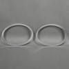 Unbranded 4pcs Chrome Headlight+Tail Light Trim Ring Bezel Cover For