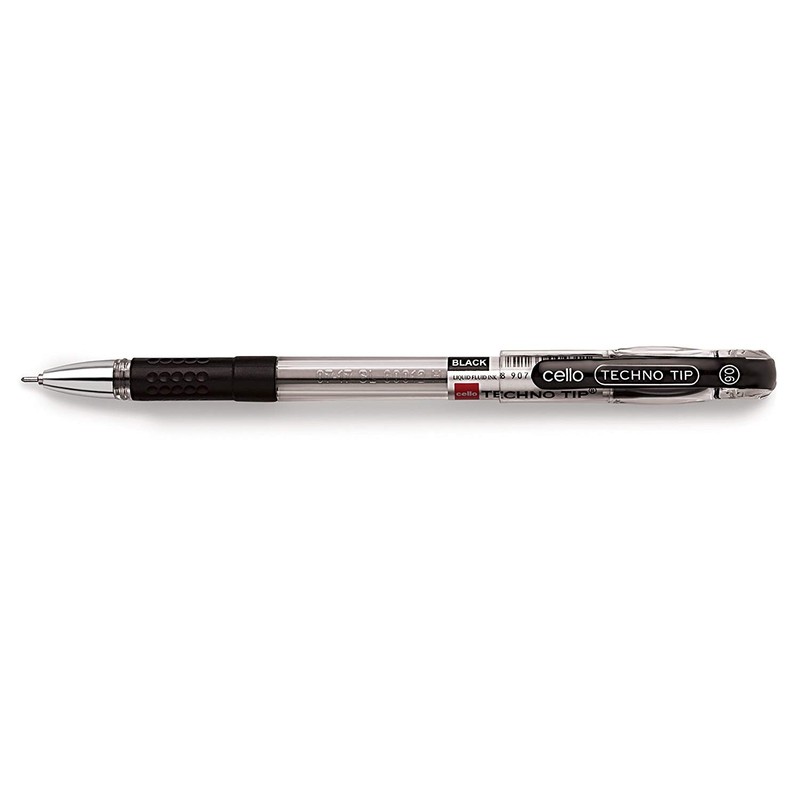 Cello Technotip Ball Pen Set - Pack of 10 (Black)