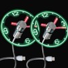 Soseelnee USB Clock Fan with Real Time Display, Mini Portable