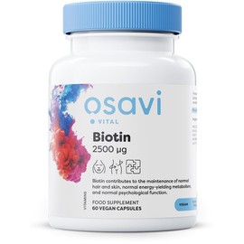 Osavi Biotin, 2500mcg - 60 Vegan caps