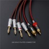 JORZOR Audiophile Hi-Fi 14 Gauge OFC Speaker Cable with RCA