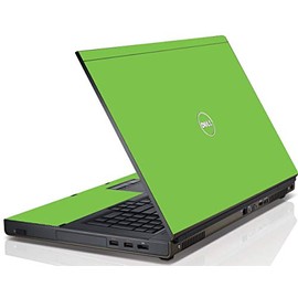 LidStyles Vinyl Protection Skin Kit Decal Sticker Compatible with Dell Precision M6800 (Green)