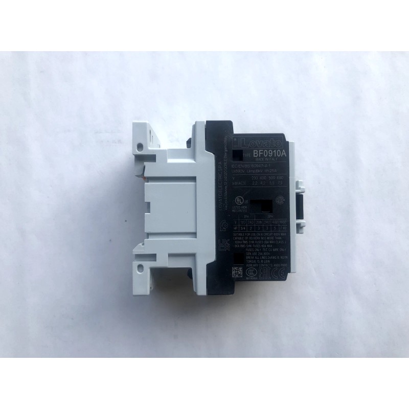 Lovato BF0910A230 9 AMP 3 pole contactor - 1 N.O.