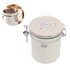 Airtight Coffee Canister 304 Stainless Steel Valve with Scoop for