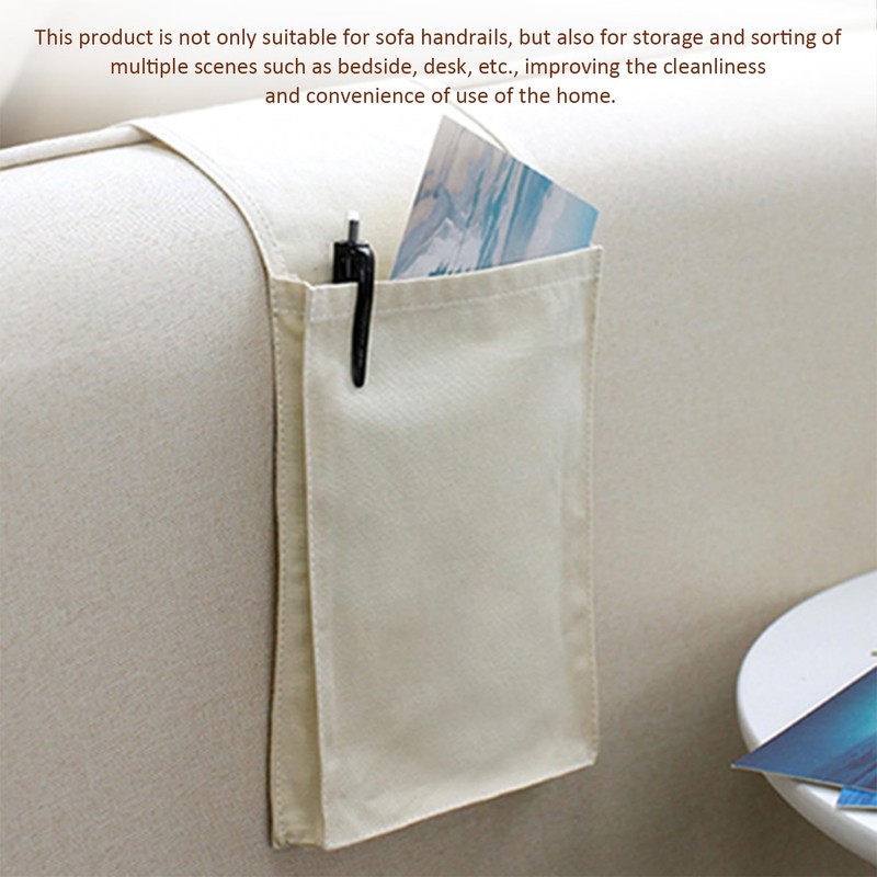 YSJCHEBS 2 Pieces Sofa Storage Hanging Bags, Home Storage Tools,