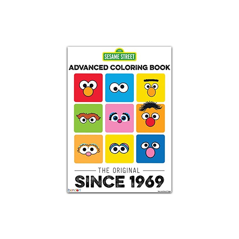 Sesame Street Advanced Coloring Book