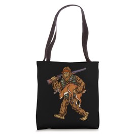 White Tail Deer Hunting Bigfoot Hunter Tote Bag