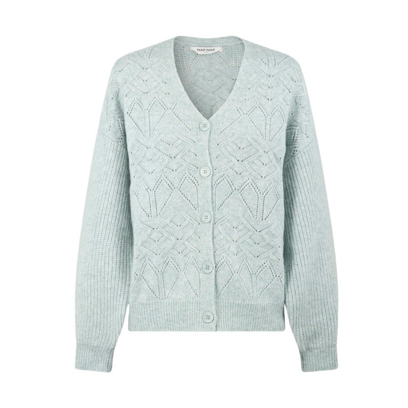 Naf Naf Maite Women's Cardigan, Almond Light