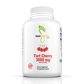 Tart Cherry Extract - Highly Potent- 3000 mg Per Serving- 90 Vegetarian Capsules