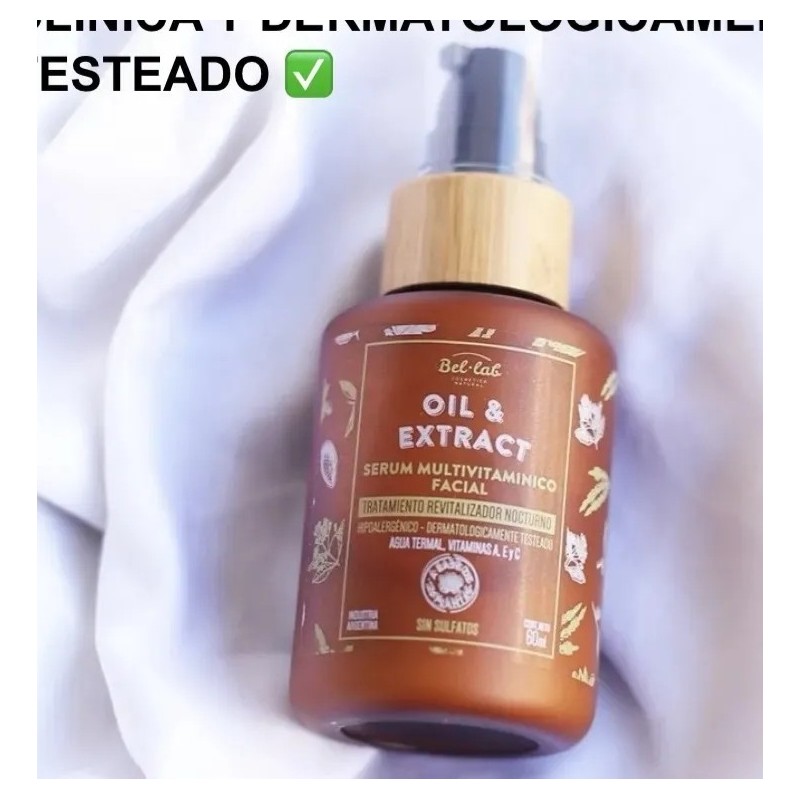 Bel Lab Serum Facial Multivitamínico Vitaminas A C E Hidratante
