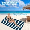 BonGu Beach Towel Oversized Stripe 180x90cm, Quick Dry Sand Free