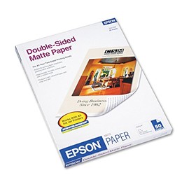 Epson Papel Doble Cara, 50 Hojas, Tamaño 21,6 x 27,9 cm