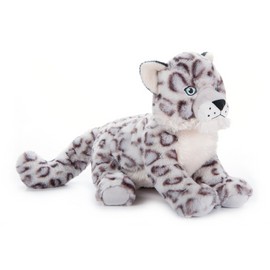 The Petting Zoo Snow Leopard Stuffed Animal Plushie, Gifts for Kids, Earth Keeperz Wildlife Animals, Zoologee Snow Leopard Plush Toy, 12 inches