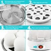Elite Gourmet EGC007CHW Easy Electric 7 Egg Capacity Cooker, Poacher,
