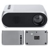 Mini Projector Silver Micro Portable 1080P LED Multi Function for