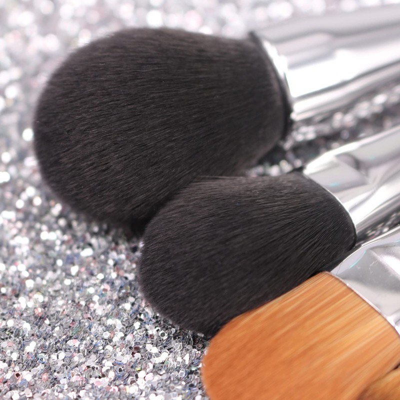 Vela.Yue Makeup Brush Set of 8 Portable Makeup Brushes Foundation