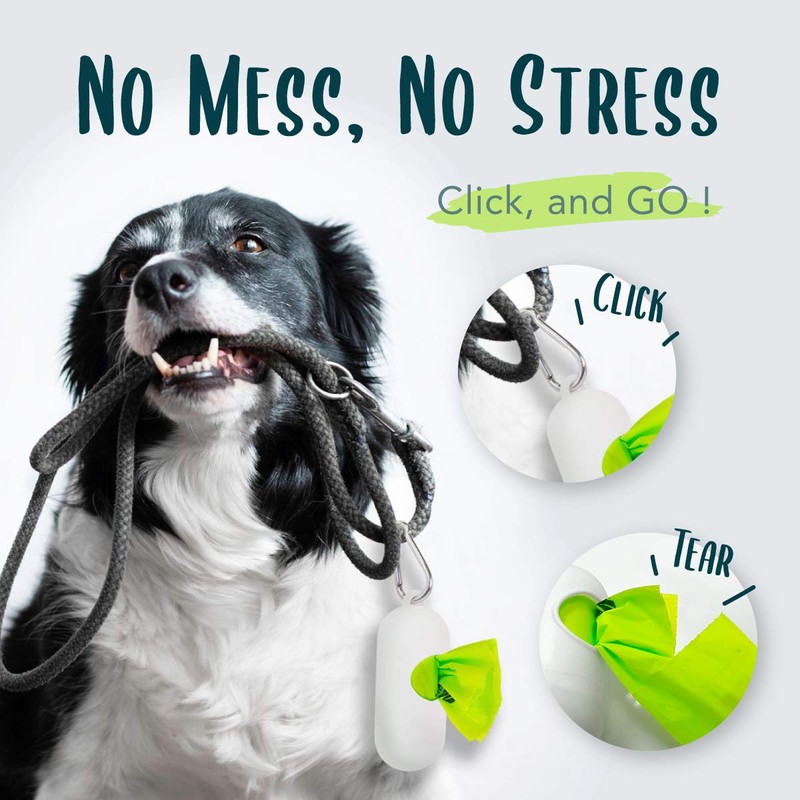 moonygreen Certified Compostable Dog Poop Bag Rolls, Landfill friendly Doggie
