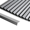 SUNWINGS 10-Pack 12 Inch Peel and Stick Aluminum Tile Trim,