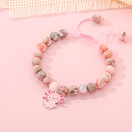 Axolotl Bracelet Gifts for Girls Women, Axolotl Stuff Birthday Decorations Christmas Valentines Jewelry Gifts for Daughter Granddaughter Niece Teen Teenage Kids Ages 9 10 11 12 13 Year Old