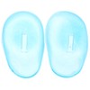 Coheali Par Protectores Auditivos Silicona Teñir Cabello Color Azul