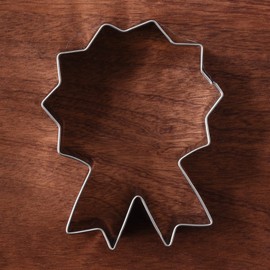 LILIAO Awards Medal Cookie Cutter, 2.6" Wide x 3.3" Tall x 1" Deep, Stainless Steel