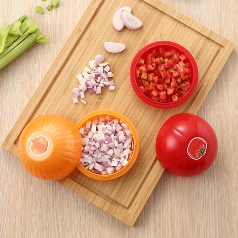 AIMALL 3 PCS Multifunctional Fresh-keeping Box Set - Avocado, Onion,