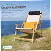 CAXUSD Beach Chair Pillow Outdoor Chair Cushions Neck Support Sturdy