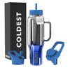 Coldest 40 oz Tumbler with Handle and Straw - 100%
