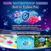 Swimming Robot Fish Water Activated LED Light Up Automatic Interactive