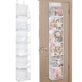 Hanakaze Plush Storage, Large Capacity, Over the Door Storage, 6 Tiers, Plush, Storage, Wall Pocket, Toy Case, Storage, Over the Door, Intelligence, Children, Room, Indoor, Space Use, Organization,