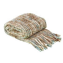 Park Designs Split P Mist Chunky Throw 60'' L