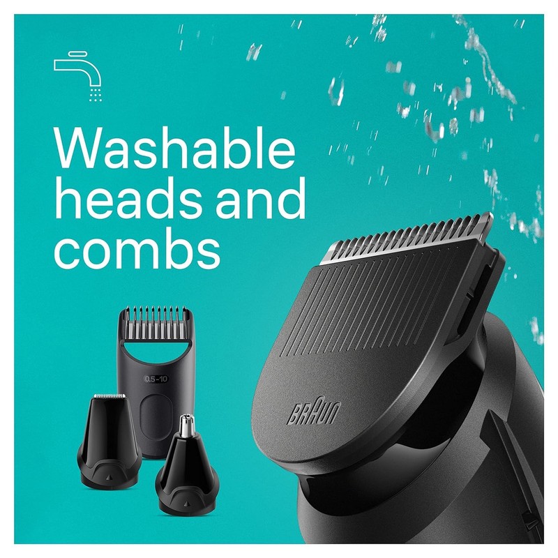 Braun All-in-One Style Kit Series 3 3470, 8-in-1 Trimmer for