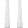 Large White Tap Swirl Nozzle for 1/2-Inch Tap Anti Splash