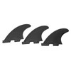 3Pcs/Set Surfboard Fin PVC Fiberglass Longboard Ocean Broad Thruster Fins