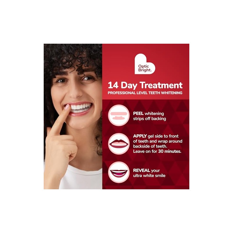 BioSwiss Tiras blanqueadoras de dientes, juego de tiras blanqueadoras de