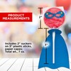 Fun Express Superhero Swirl Pop Suckers (12 individually wrapped lollipops)