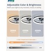 20" Low Profile Ceiling Fans with Lights, APP & Remote,