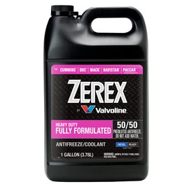Zerex Fully Formulated Pink Heavy Duty 50/50 Ready-to-Use Antifreeze Coolant 1 Gallon