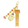 Sanrio 297682 Clear Keychain Clear Plump 3D Pompom Pudding POMPOMPURIN