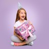 WRAPAHOLIC 7th Birthday Wrapping Paper Sheet - 6 Sheets Pink