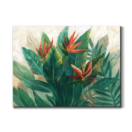 Renditions Gallery Birds of Paradise Wall Art, Premium Gallery Wrapped Canvas Décor, Ready to Hang, 8 in H x 12 in W, Made in America Print
