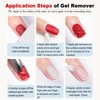 LOUINSTIC Gel Nail Polish Remover-2pcs Gel Polish Remover Kit with