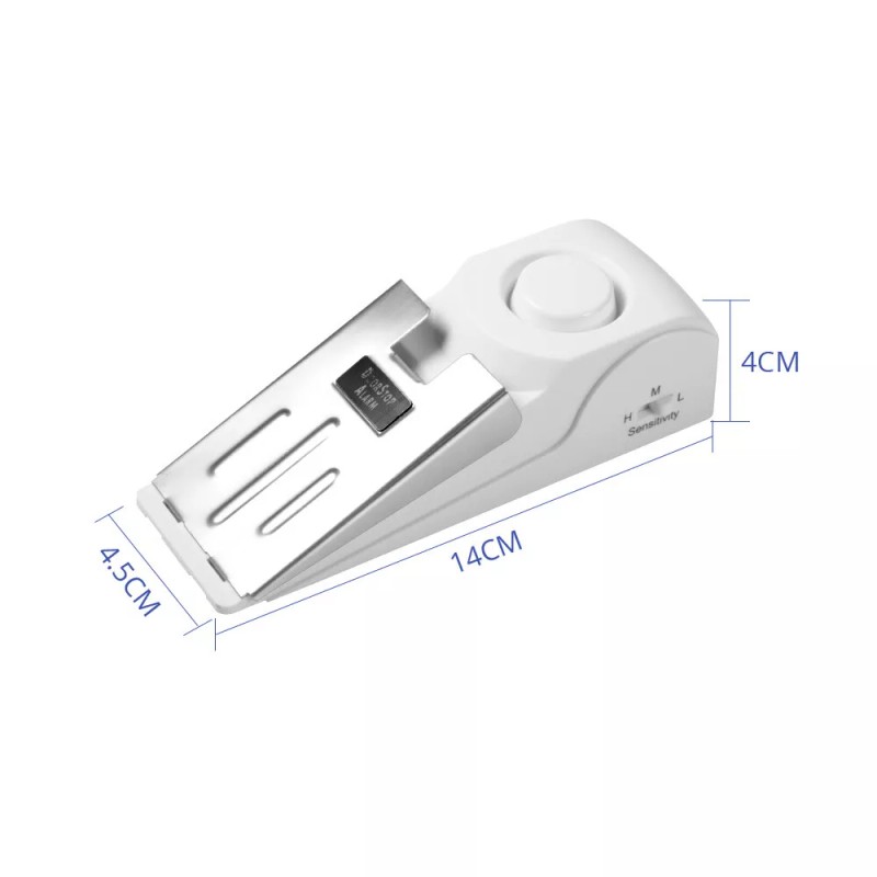 KERUI 2 Pack Security Door Stop Alarm 120DB Hotel Home