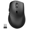 SHUNJINRUN 2.4G Silent Ergonomic Wireless Side Button Mouse Black