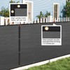 Sunocity 8ft x62ft Customized Size Privacy Fence Screen, 90% Blockage